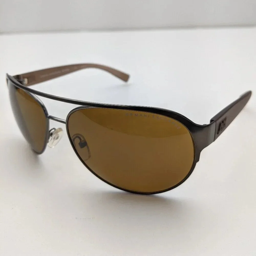Armani Exchange AX2015S 6079/83 Polarized Aviator Sunglasses 62/14-125 / JLE838